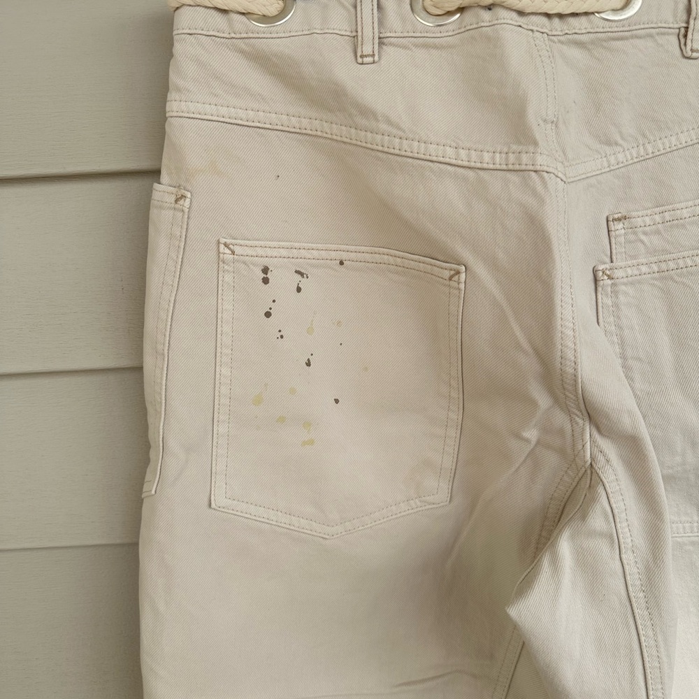 We The Free Cream Pants with Rope Detail - Picture 6 of 7